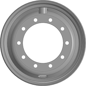 Колесо дисковое HARTUNG 20.0x22.5 10/335 d281 ET0