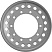 Колесо дисковое HARTUNG 16.0x22.5 10/335 d281 ET-75