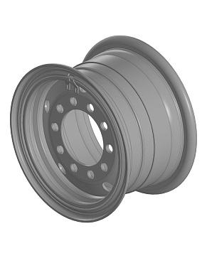 Диск колёсный HARTUNG 12.0-21 10/286 d222 ET100 