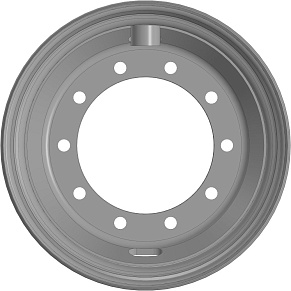 Колесо дисковое HARTUNG 20.0x22.5 10/335 d281 ET-70