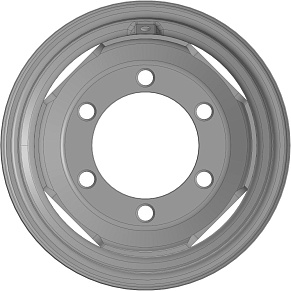 HARTUNG wheel 8Wx16 6/210 d165 ET-42