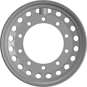 Колесо дисковое HARTUNG 16.0x22.5 10/335 d281 ET0