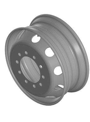Колесо дисковое HARTUNG 6.75x19.5 10/225 d176 ET136