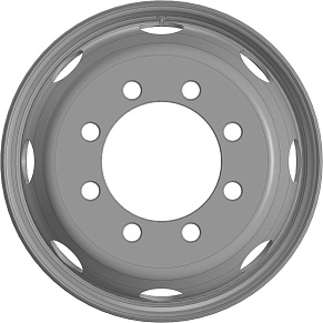 HARTUNG wheel 8.25x22.5 8/285 d221 ET153
