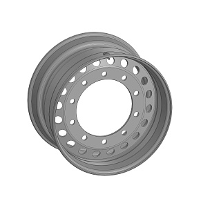 Диск колесный HARTUNG 11.75x22.5 10/335 d281 ET50